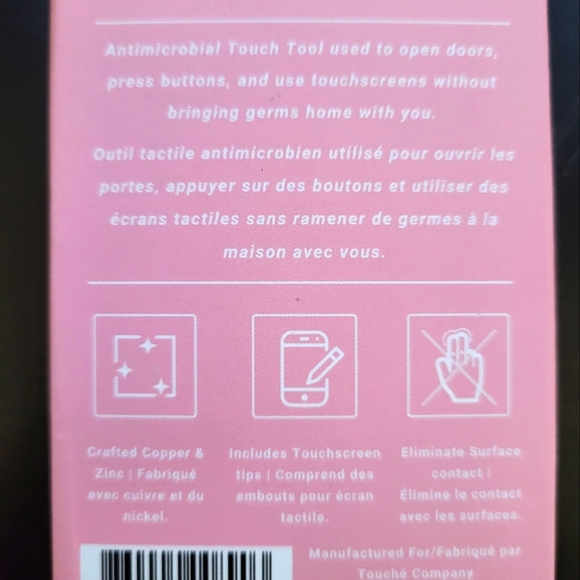 Antimicrobial touch tool key chain - Picture 3 of 6